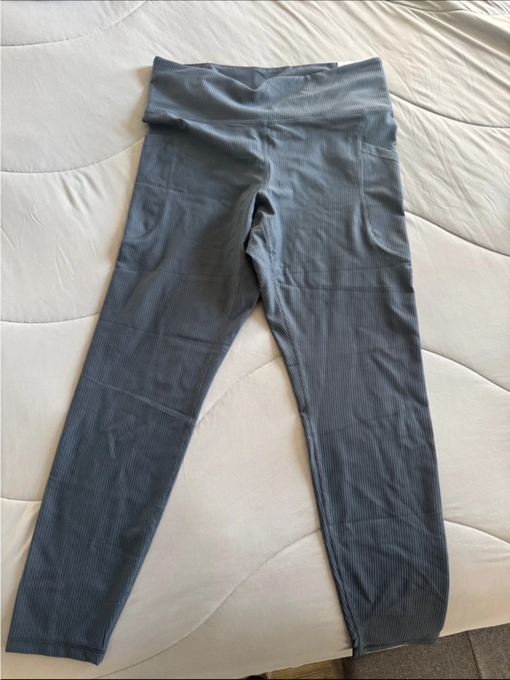 Old Navy Slate Gray Ribbed Leggings